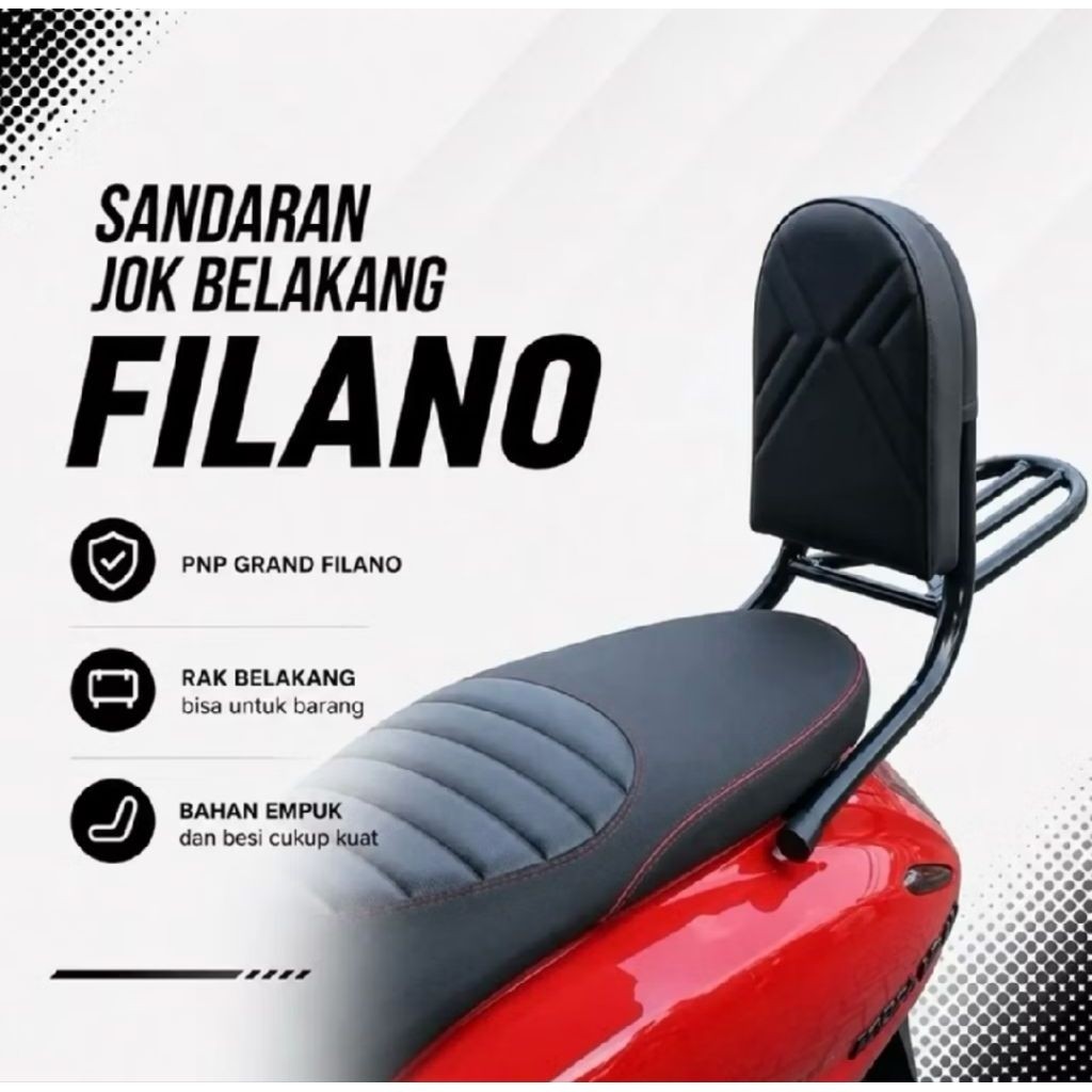 Sandaran Filano Sandaran Belakang Yamaha Grand Filano 2023 2024 2025 2026