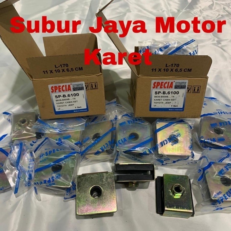 Karet Body Chasis Body Mounting - Hardtop (1F) FJ40