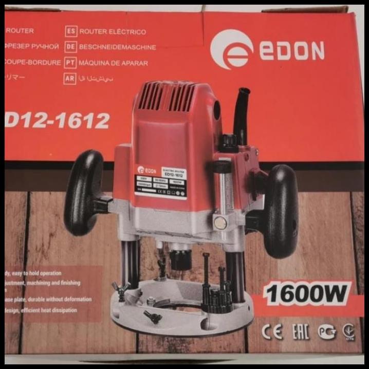 TERBARU ELECTRIC ELEKTRIK ROUTER EDON MESIN PROFIL KAYU ED12 1612 