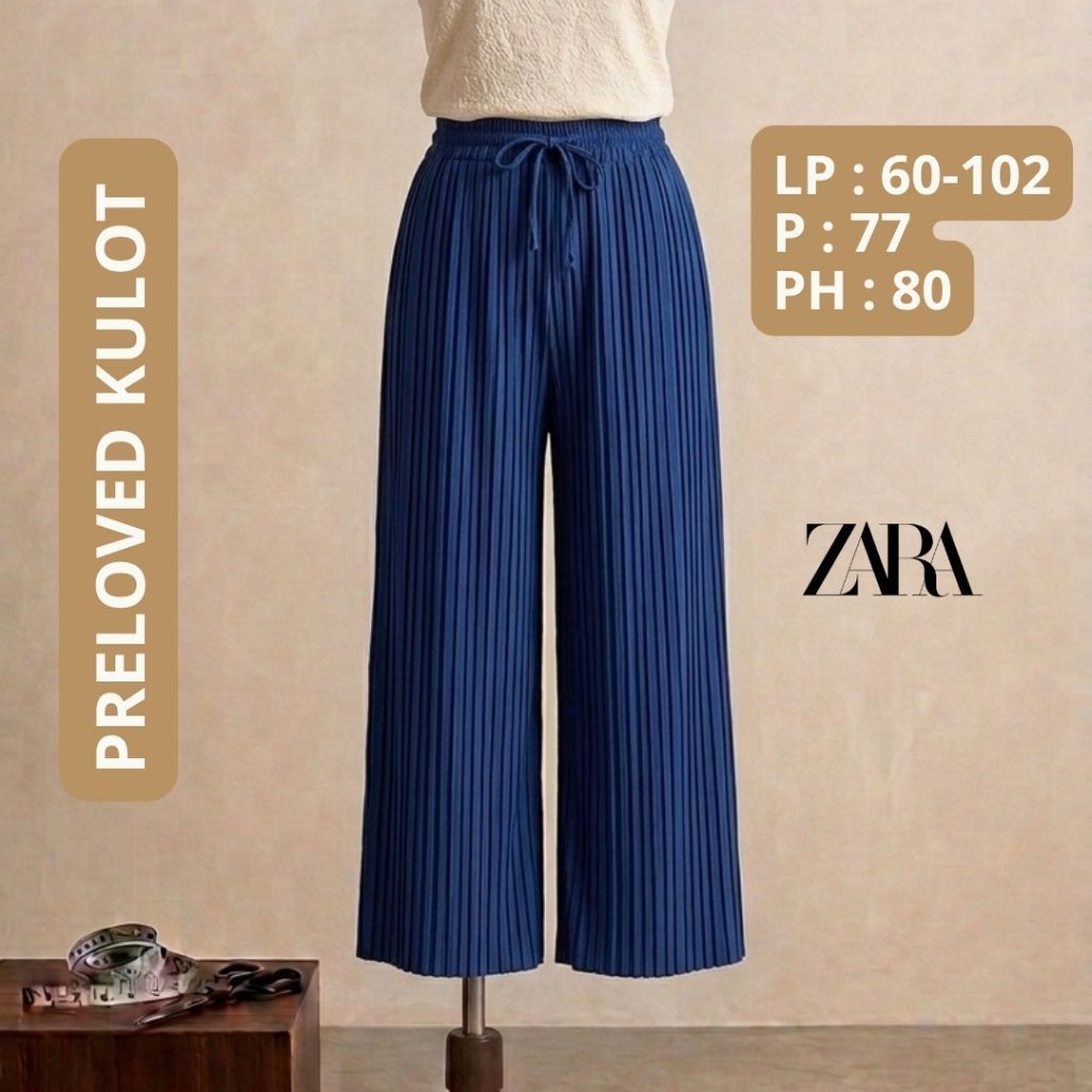 Kulot Plisket Zara (LP:60-102 / P:77 / PH:80)