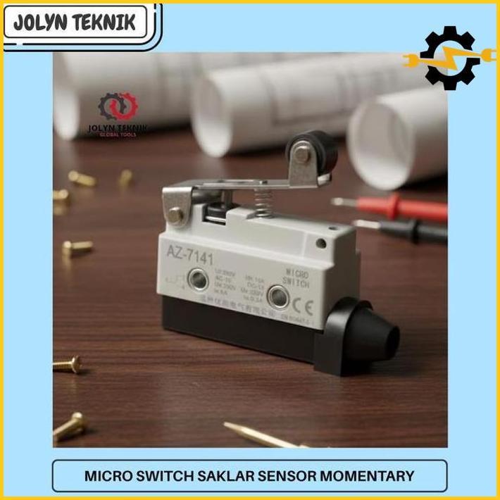 Micro Switch Travel Limit Switch Az-7141 10A Ac-15 Dc-13 Saklar Sensor Waterproof Momentary Limit Sw