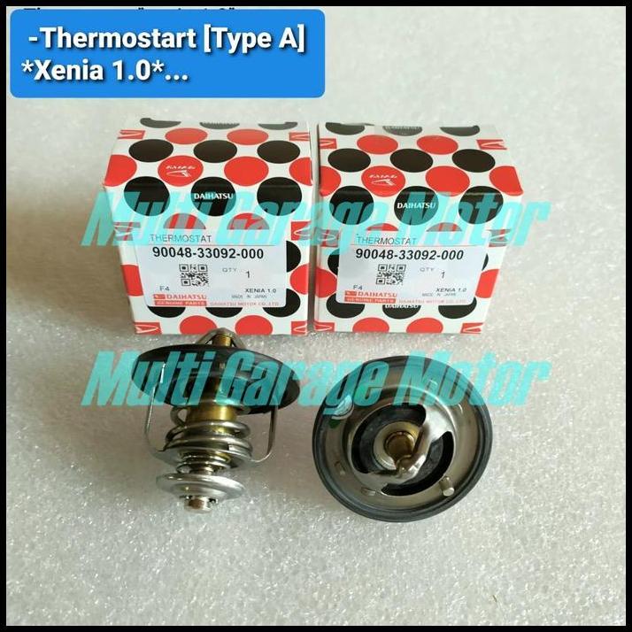 TERBARU THERMOSTAT RADIATOR COOLANT THERMOSTART KATUP DAIHATSU XENIA 1000 1.0 90048-33092 ORIGINAL 