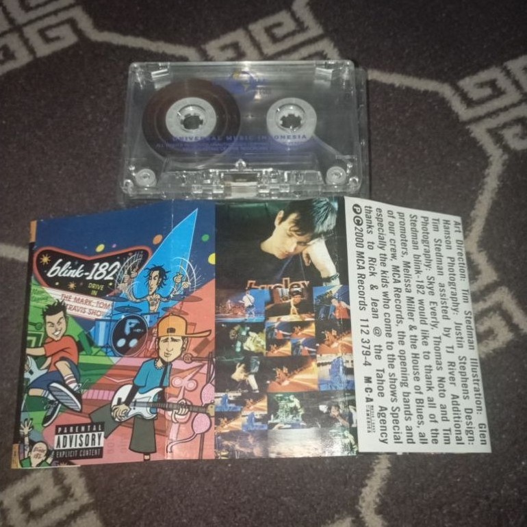 kaset pita blink 182 the mark tom travis show