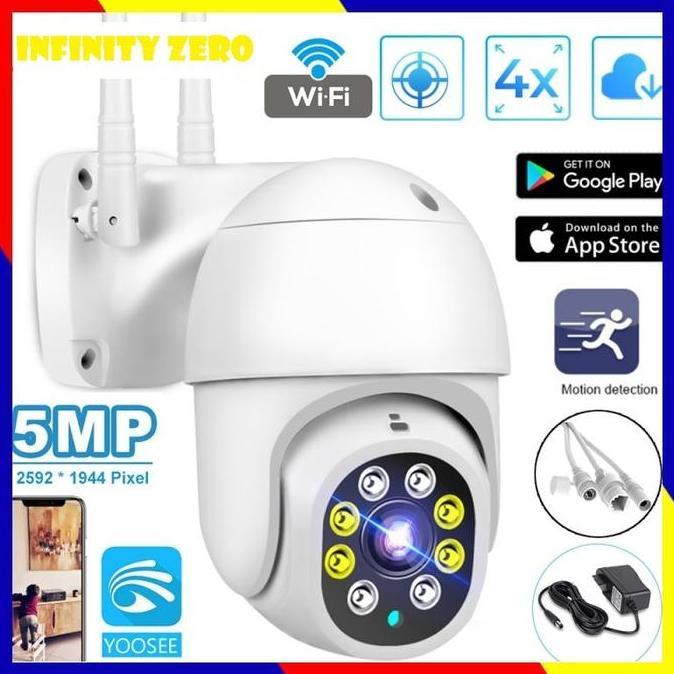 ip kamera cctv ptz 5mp cctv dome Wifi Outdoor PTZ Yosee 1080p