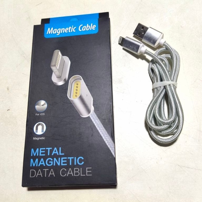 KABEL CHARGER IPHONE MAGNETIK CABLE CAS MAGNET IPHONE