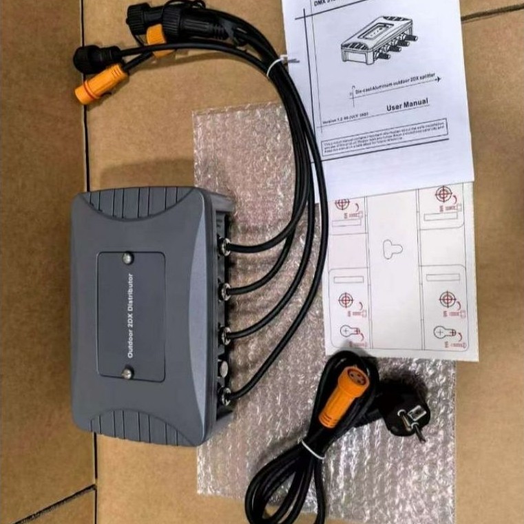 DMX 512 DISTRIBUTOR SERIES 2DX OUTDOOR
