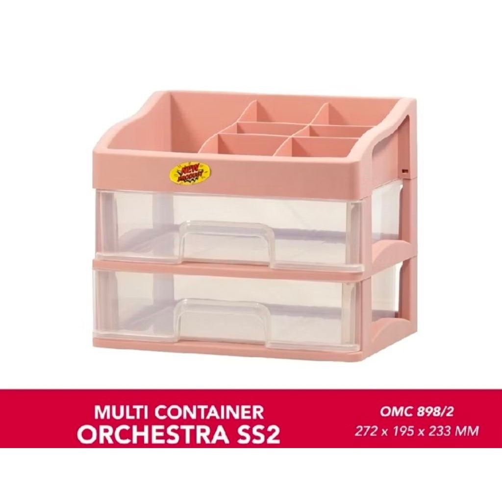 ASVITA ORCHESTRA RAK MULTI 2 SUSUN / LACI PLASTIK 2 SUSUN ASVITA ORCHESTRA