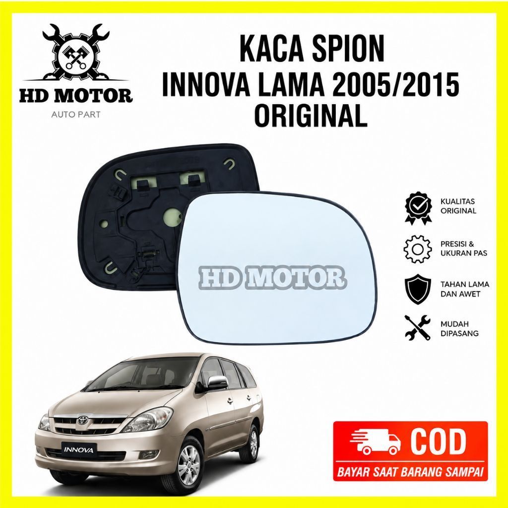 kaca spion innova original kaca spion kijang innova miror kaca spion INNOVA 2005 2006 2007 2008 2009