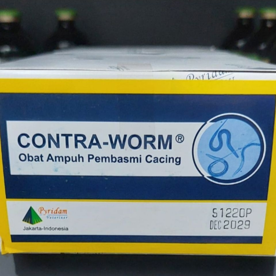 CONTRA-WORM @10 gr (Obat ampuh pembasmi cacing)