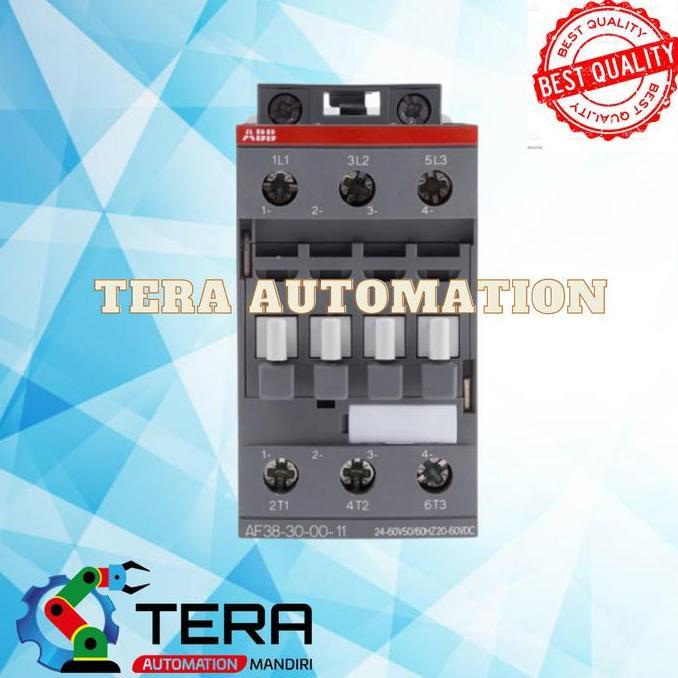 ABB AF38-30-00-11 CONTACTOR 3P 38A COIL 24-60V 1SBL297001R1100 TERA79