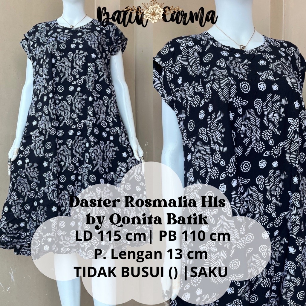 Daster Rosmalia Hls by Qonita Batik Pekalongan