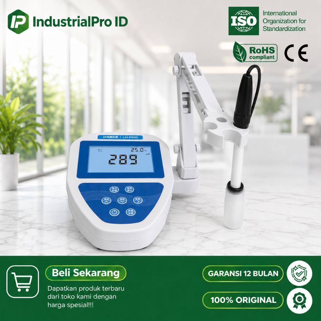 Lohand LH-P800 Digital Benchtop pH ORP Meter High Precision Water Quality Analyzer Alat Ukur pH ORP 
