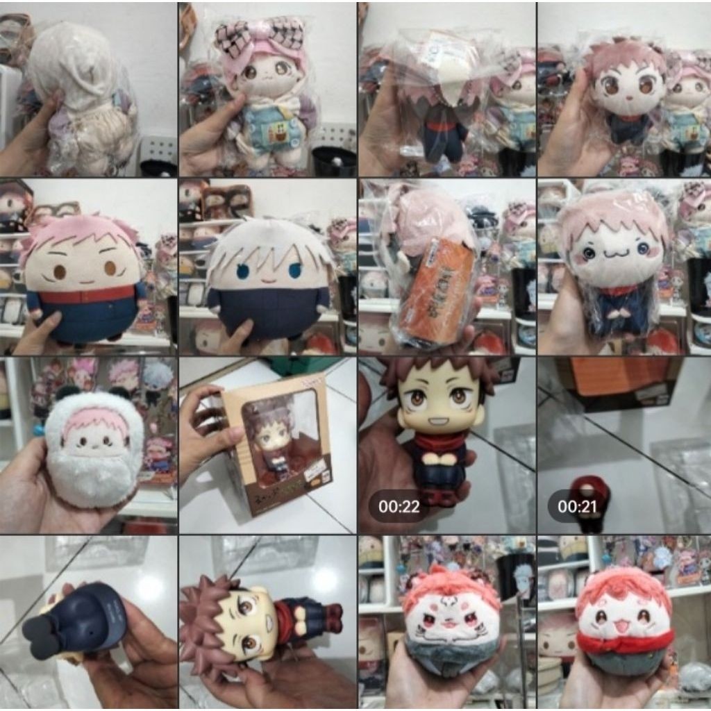 Jujutsu kaisen official merch yuuji itadori boneka yuji