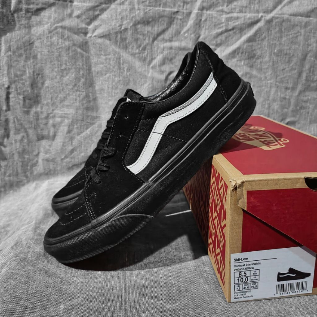 Vans Sk8-Low Contrast "Black/White"
