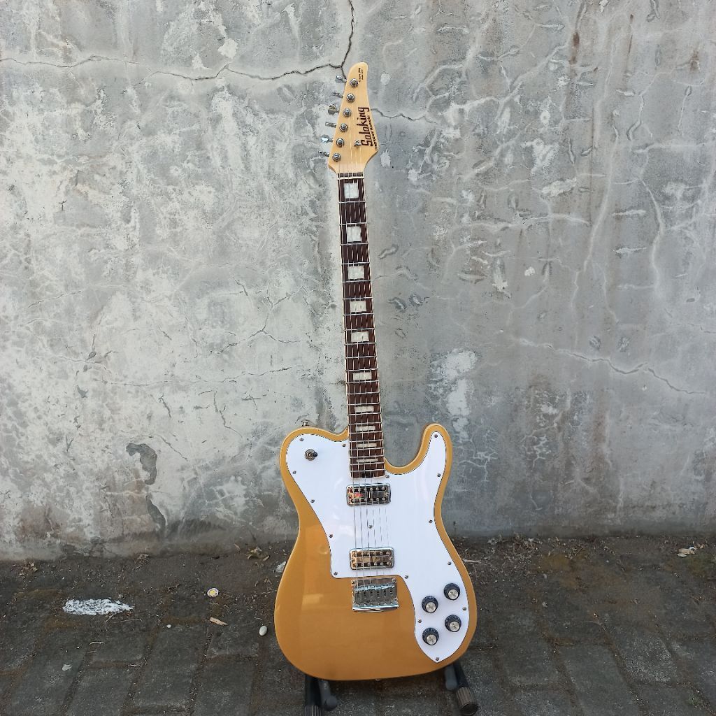 Gitar Elektrik Soloking MT 1 Deluxe 70 Shoreline Gold Second Bekas Muluss pemakaian 4 bulan