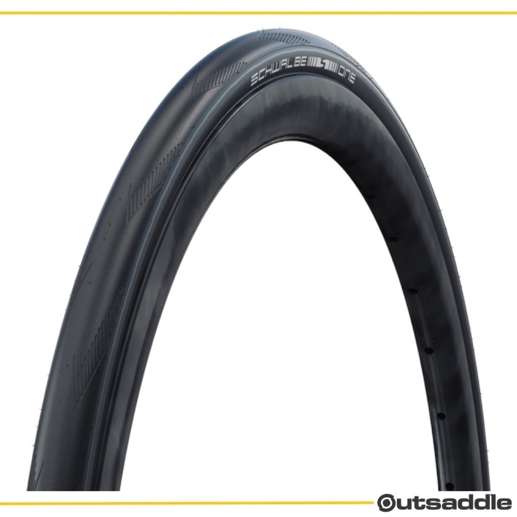 Schwalbe One Tubeless Easy Ban Sepeda Tubeless Ready 700x28 700x30 700x32 700x34 Warna Hitam