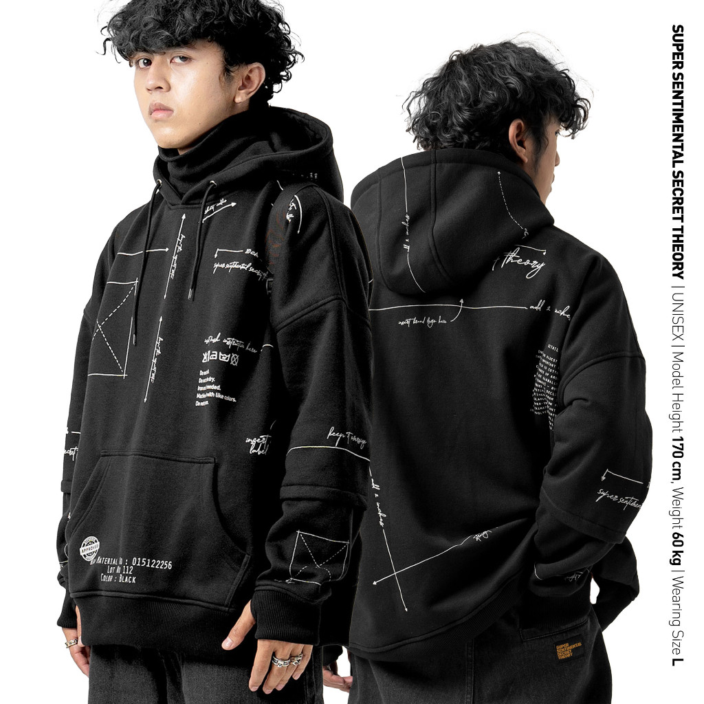 SSST Toile Oversize Hoodie Hitam