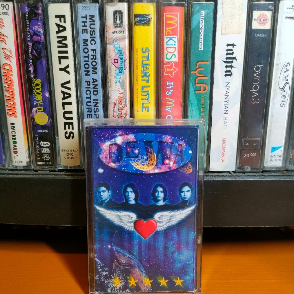 Kaset Pita Dewa Dewa19 Dewa 19 Bintang 5 Lima Separuh Nafas Maxell bagus bersih ok