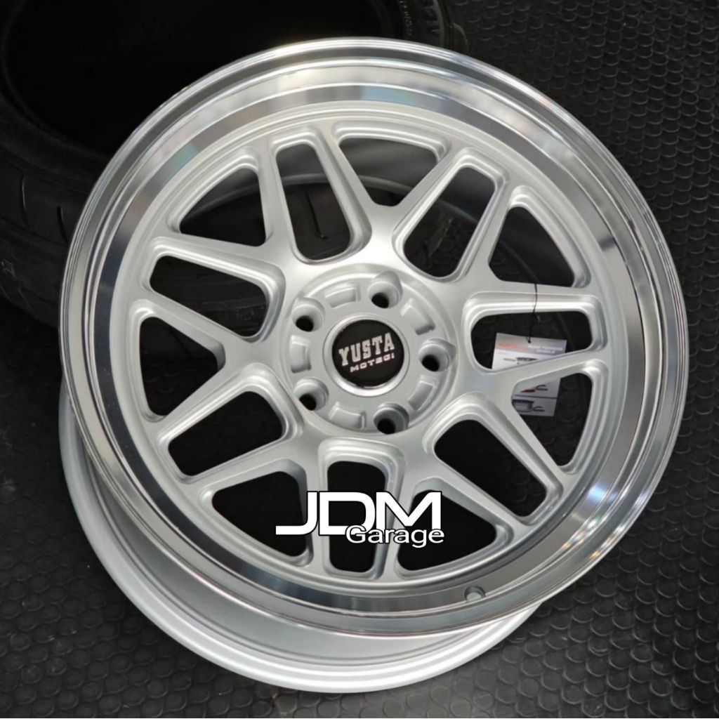 velg racing r18 MOTEGI YUSTA FLOW FORMING DENGAN lebar 9,5 pcd 5X114,3 velg mobil ring 18 pnp untuk 