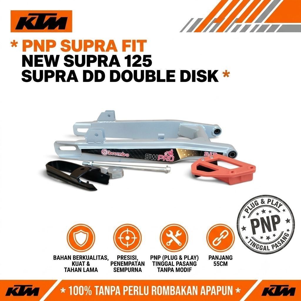 Fork Swing Arm ktm Pnp Rbt Gtx Supra x Lama Supra fit new supra 125 Supra DD Double Disk
