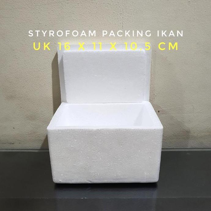 ORI Styrofoam Packing Ikan Cupang / Box Paxel / Sterefoam Box 16x11x10.5cm