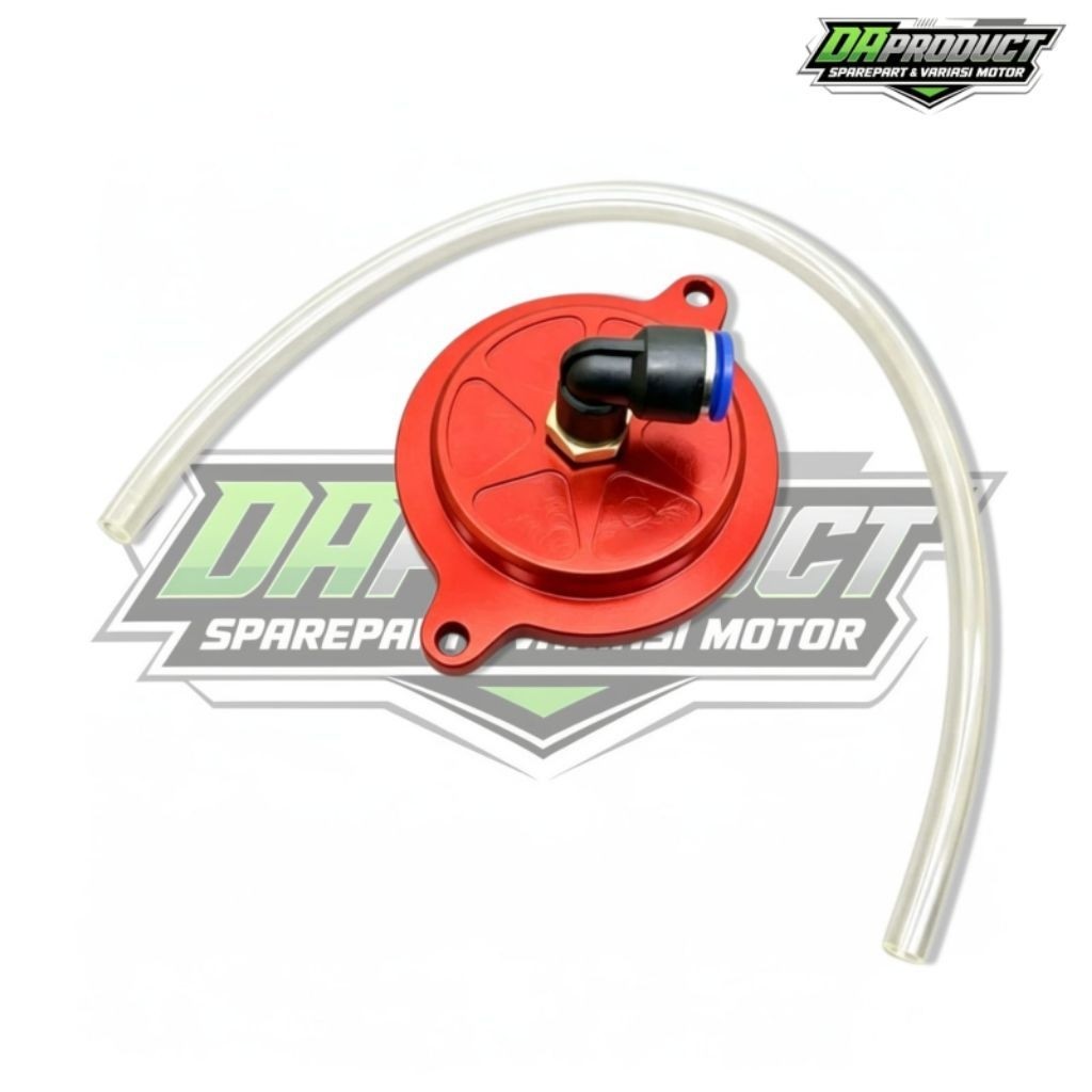 Tutup Noken Sentrik CNC V3 Pnp Yamaha Mio Smile Sporty Nouvo Set Selang Fitting (Nepel) Bahan Alumin