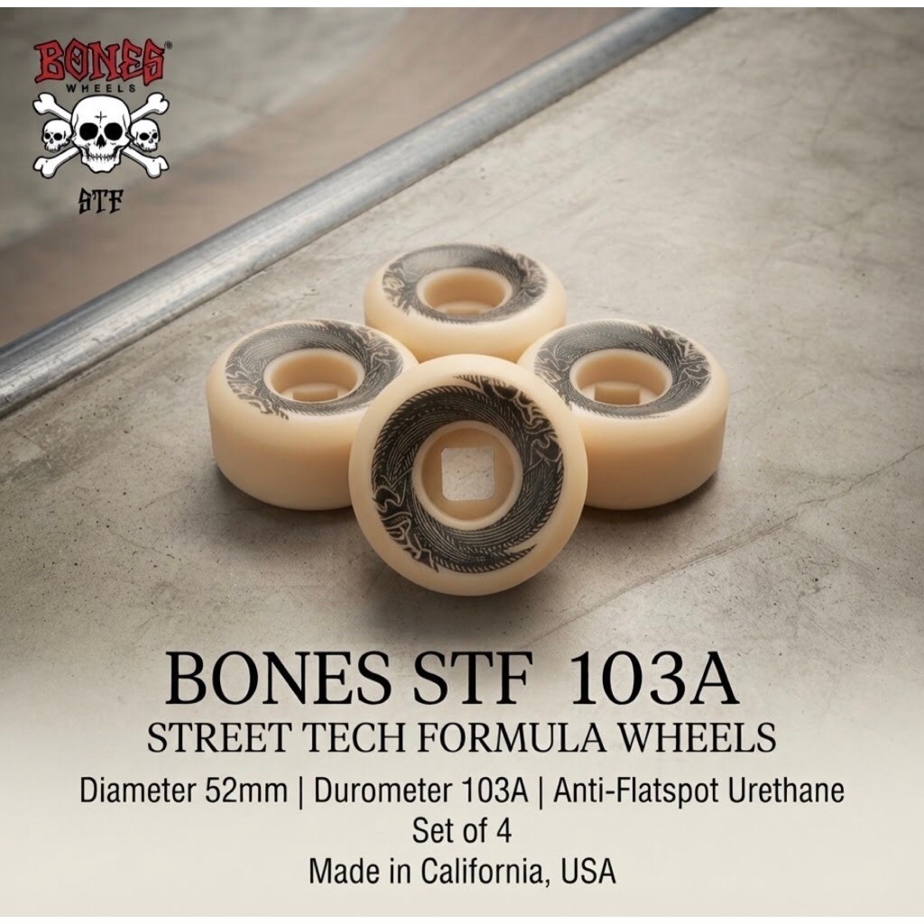 Roda Bones STF 103A Skateboard Wheel
