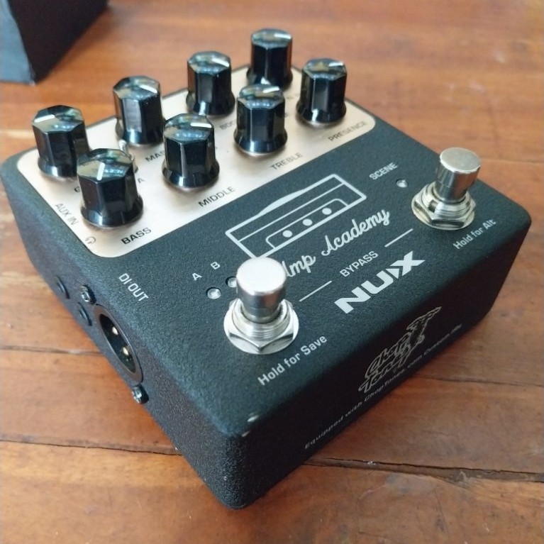 Efek Gitar Alchemist 3 in 1 - Distortion, Overdrive, Delay