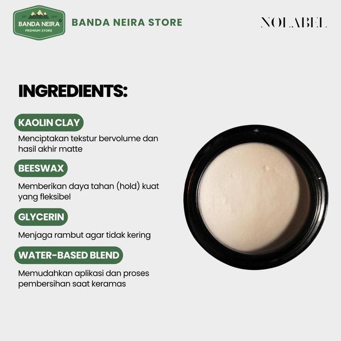 DION_FASTRESI - NO LABEL / NOLABEL CLAY MADE MATTE PASTE