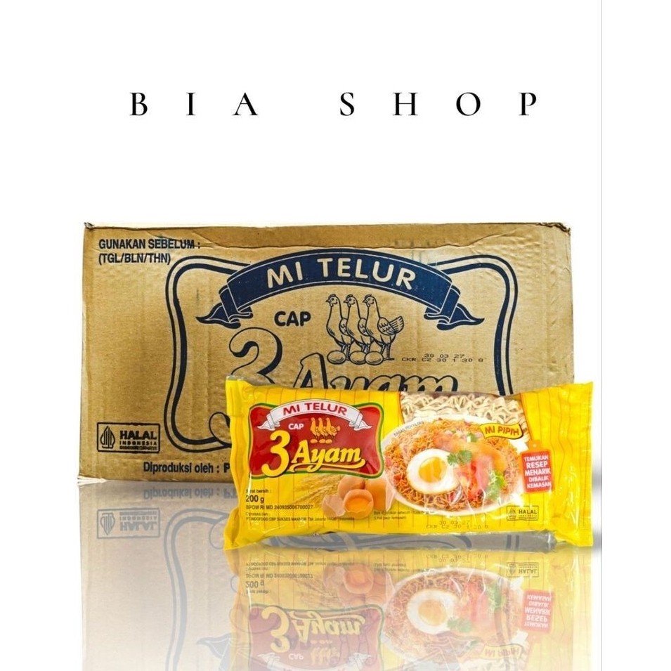[DUS] Mie Telor 3 Ayam isi 20 pcs