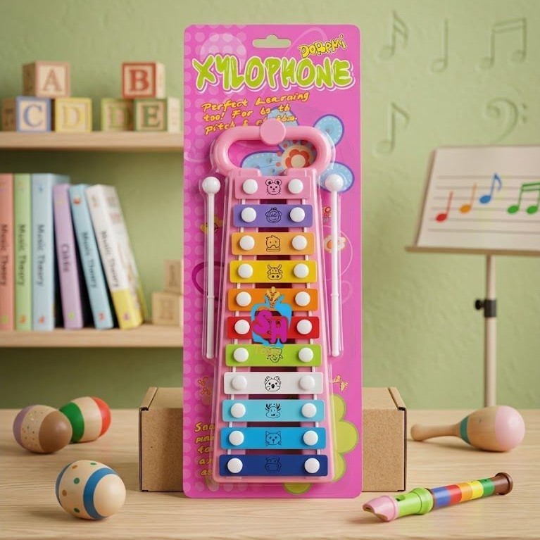 Mainan anak edukasi Doremi xylophone set 88008