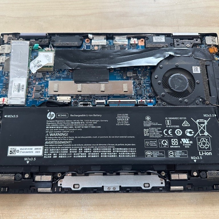 Motherboard Hp Envy X360  13-Ag Ryzen 7-2700U Touchreen Normal tested