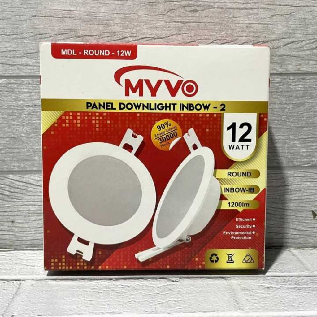 Lampu LED Panel Light Downlight 12Watt Emico/Myvo (Random)
