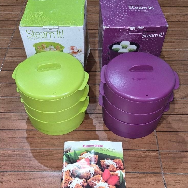 Steam it susun 3 kukusan Tupperware Baru