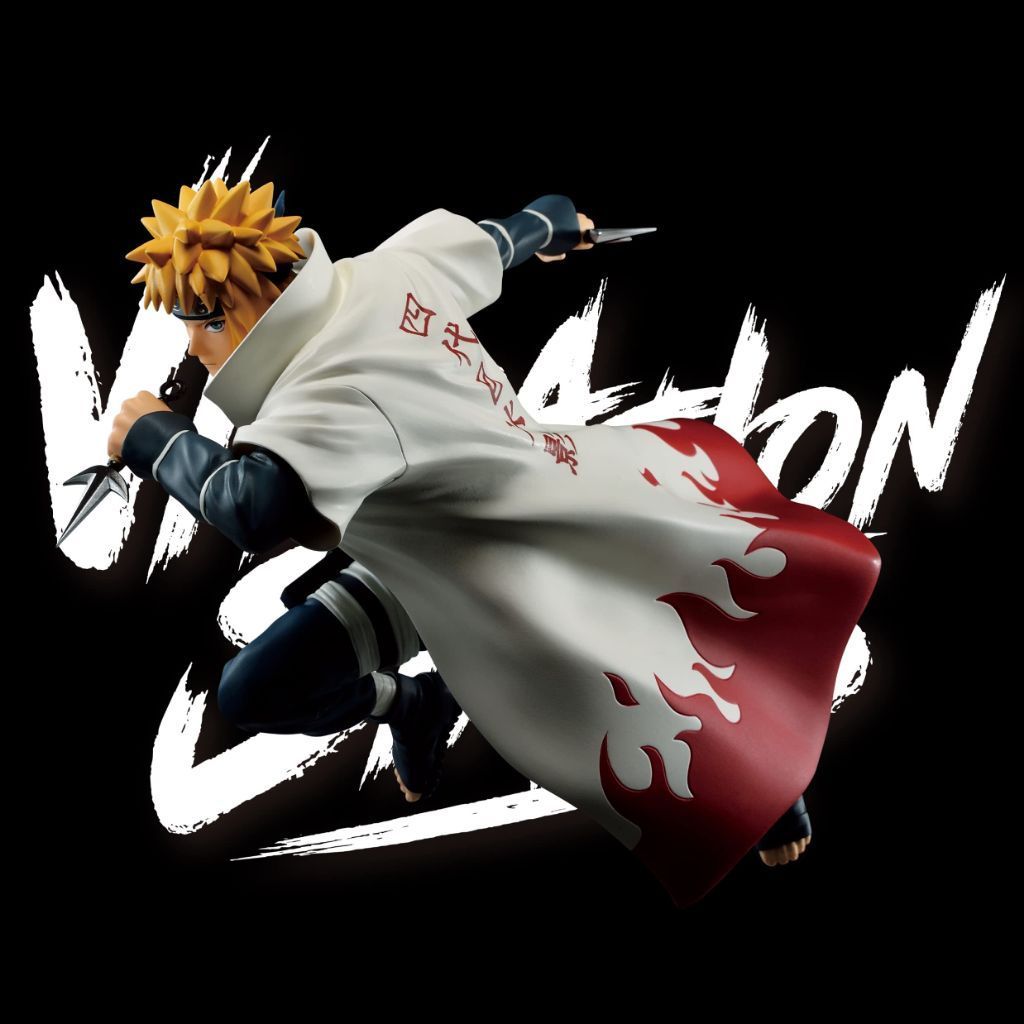 vibration stars minato namikaze yondaime hokage coat ver limited bandai banpresto