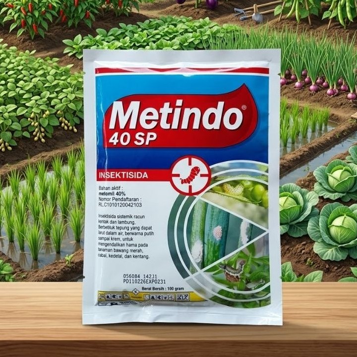 Metindo 40 SP 200 Gram - Insektisida Efektif untuk Mengendalikan Hama Tanaman - 100g, Metindo 40Sp