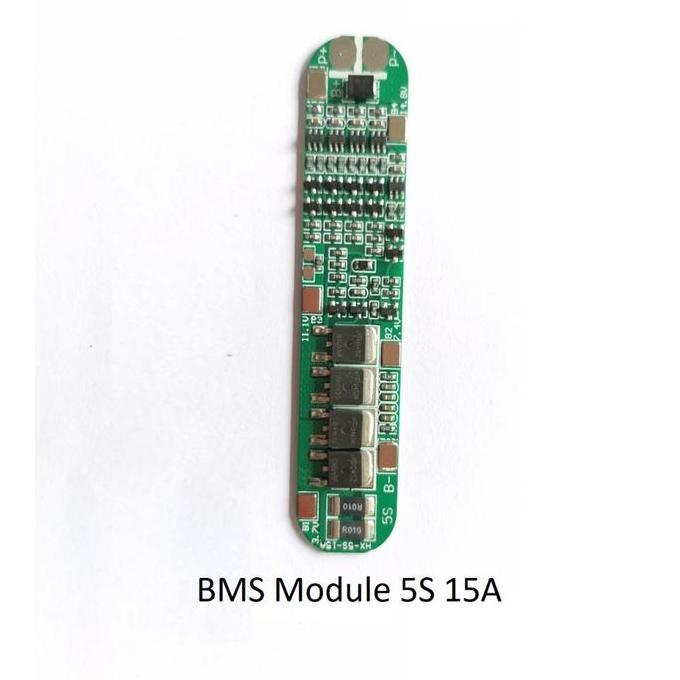 BMS MODUL PROTEKSI BATERAI LION LIPO 18650 BATTERY PROTECTION MODULE BMS 4S 5S 15A 4D1N