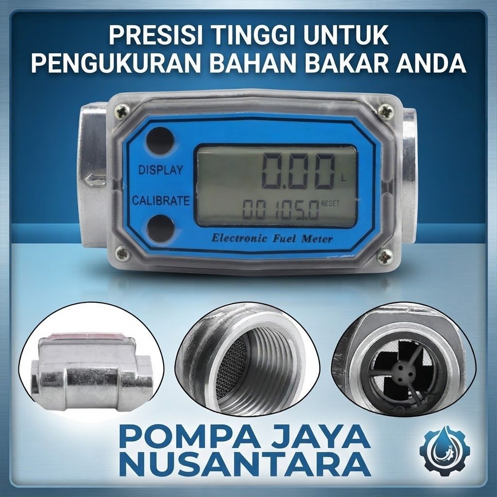 Flow Meter Digital Turbine 1inch Flow Meter Solar Flow Meter Fuel Water