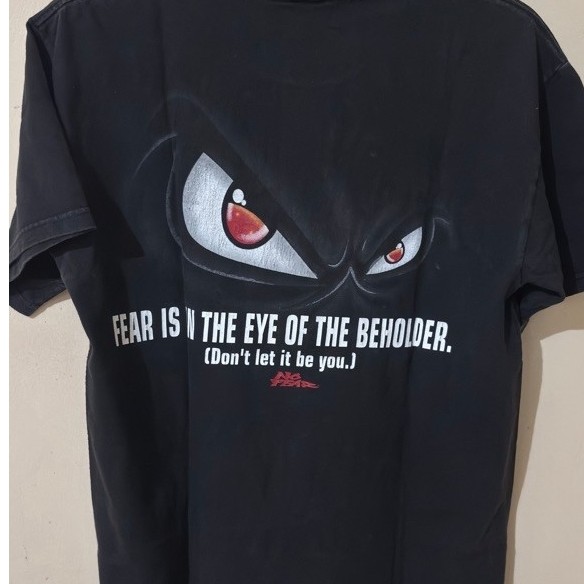 NO FEAR Kaos Vintage Cotton Print Size M Unisex