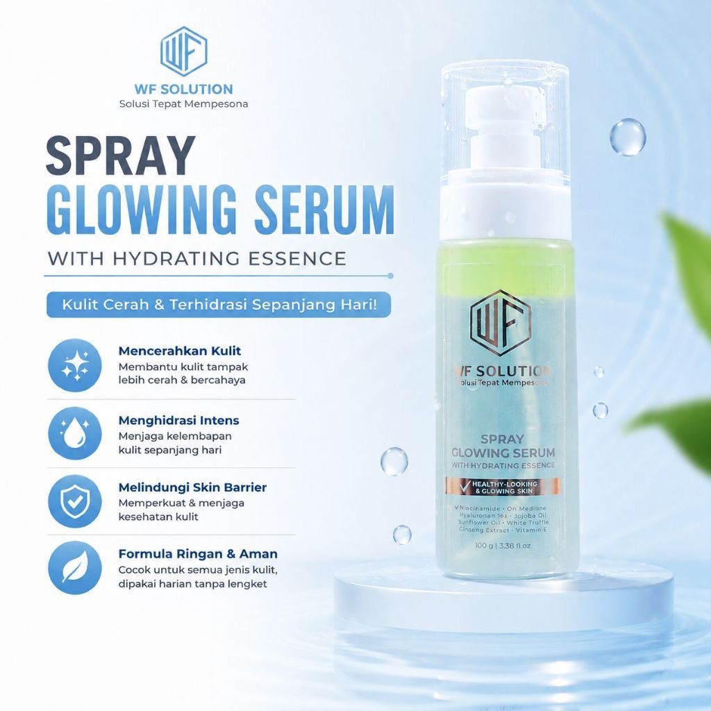 NEW Produk WF Solution SPRAY GLOWING SERUM