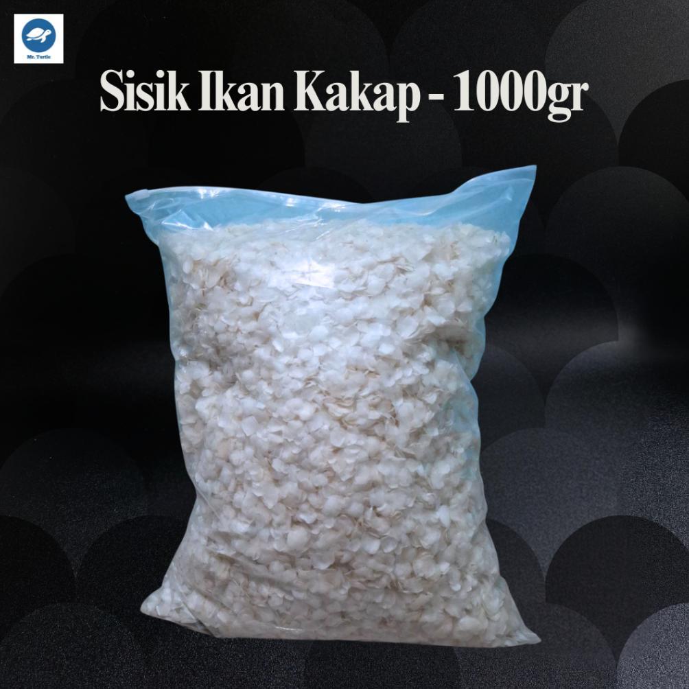 NEW PORODUK FISH SCALES / SISIK IKAN KAKAP KERING (M) 1000GR | BAHAN COLLAGEN ALAMI