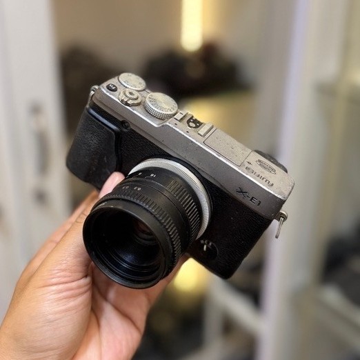 FUJIFILM XE1 LENSA 35MM F1.6 MANUAL