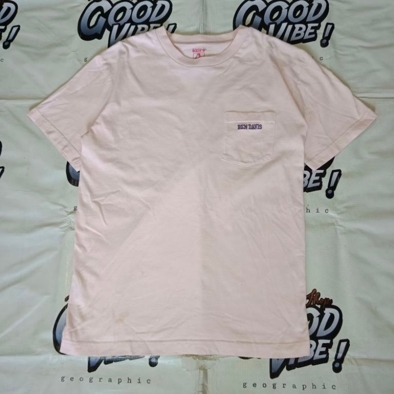 Ben davis t-shirt pocket tee pink