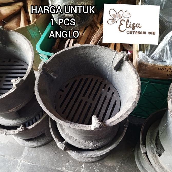 Anglo Besi Cor 30 Cm / Anglo Angkringan Tungku Arang / Tungku Besi