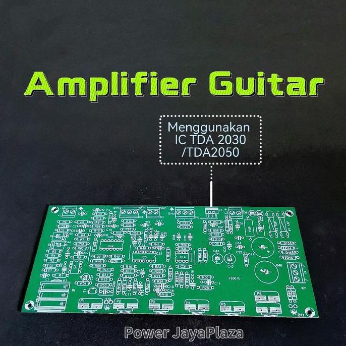 PCB AMPLIFIER GUITAR FINAL MENGGUNAKAN IC TDA 2030/TDA 2050 PJP79