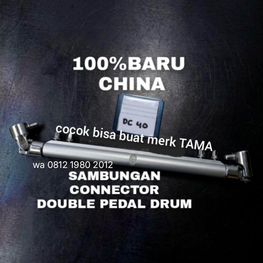 double pedal konektor sambungan double pedal drum