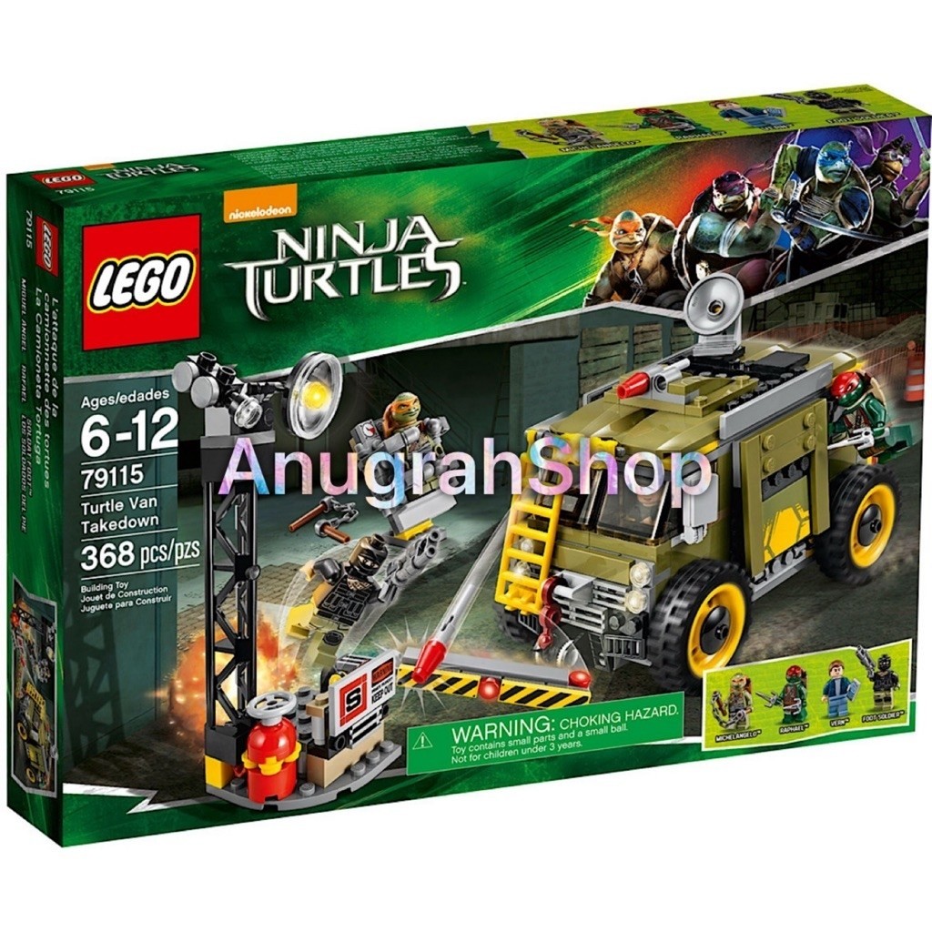 LEGO 79115 TEENAGE MUTANT NINJA TURTLES 2014 TURTLE VAN TAKEDOWN