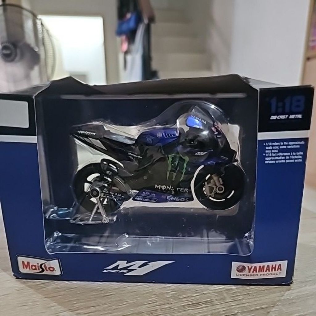 Diecast Maisto MotoGP Yamaha Fabio Quartararo 1:18