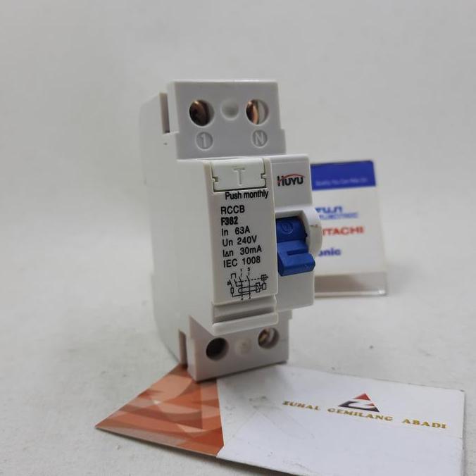 RCCB (1P+N) (25/40/63A),RCCB HUYU