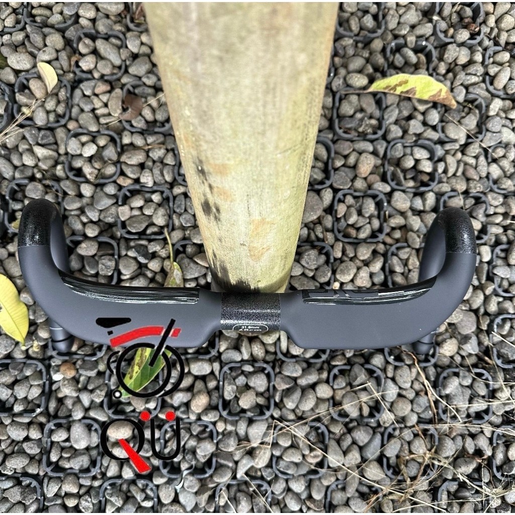 Handlebar Sepeda Drop Bar Hitam Universal untuk Sepeda Sport
